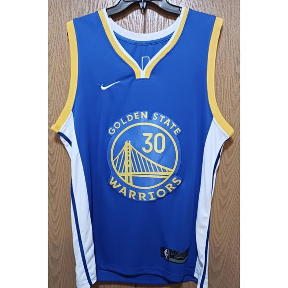 Stephen Curry (Nike)-(Warriors)-(Blue)-(Jersey)-(New Condition)-(Size XL)-$90.00